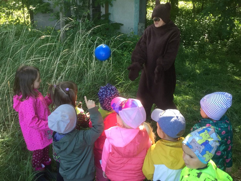 Svátek dětí jsme slavili s Mášou a medvědem