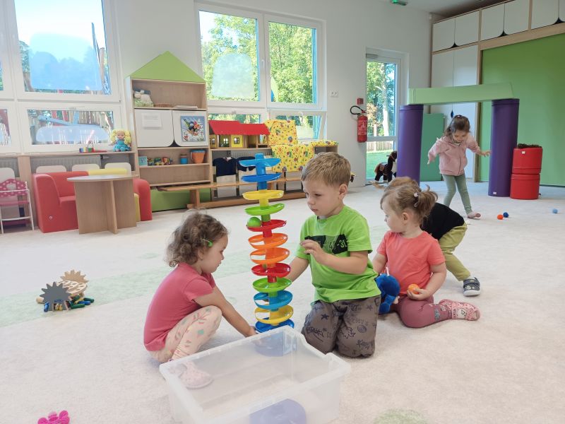 První zářijové dny ve třídě mladších dětí