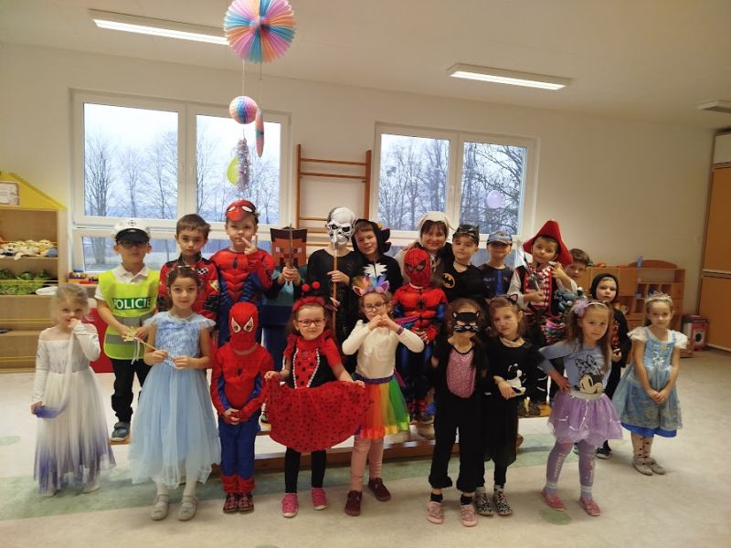 Karneval ve třídě starších dětí