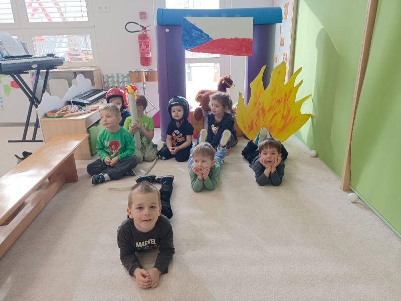 Zimní olympiáda ve třídě mladších dětí